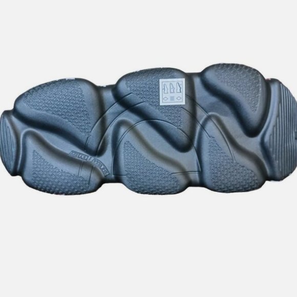 Champion Super Meloso Warped Slip on Logo Clogs Shoes Black White Mens Size 8 - Picture 6 of 9